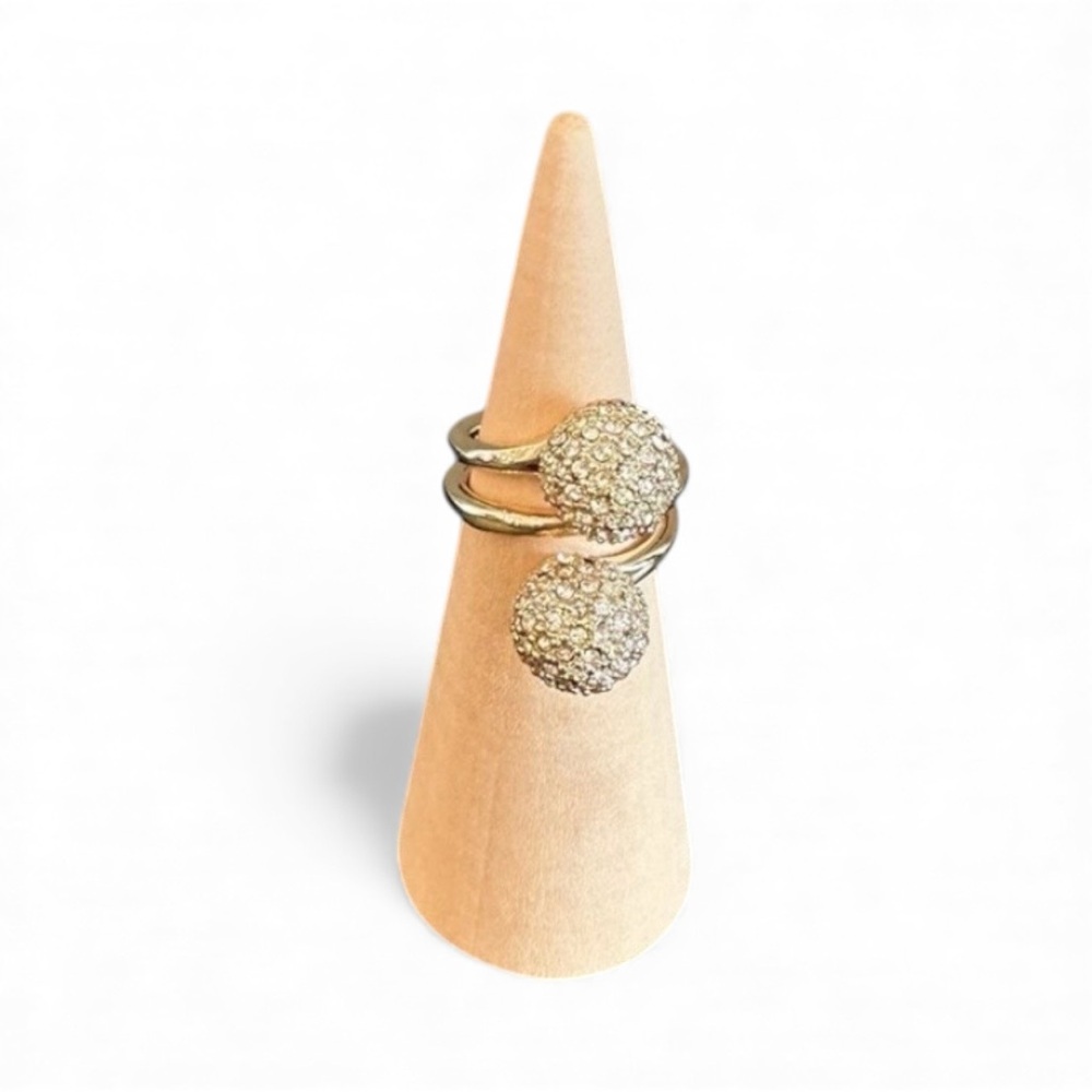 Delicate Gold and Silver Tone Ring